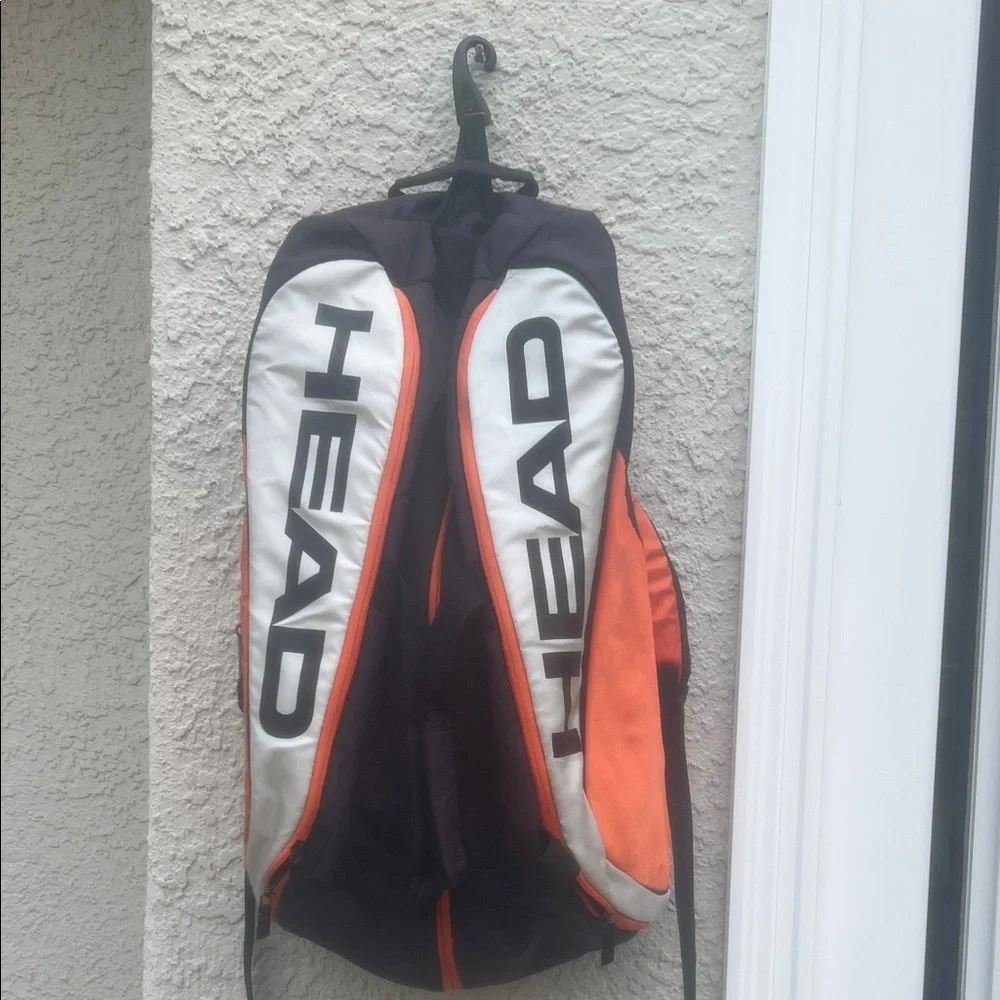 HEAD Tour Pickleball Large Duffle Bag Orange/Black/White